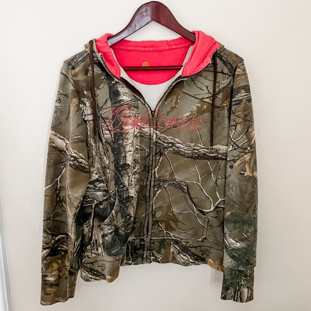 Carhartt Camo zip-up hoodie